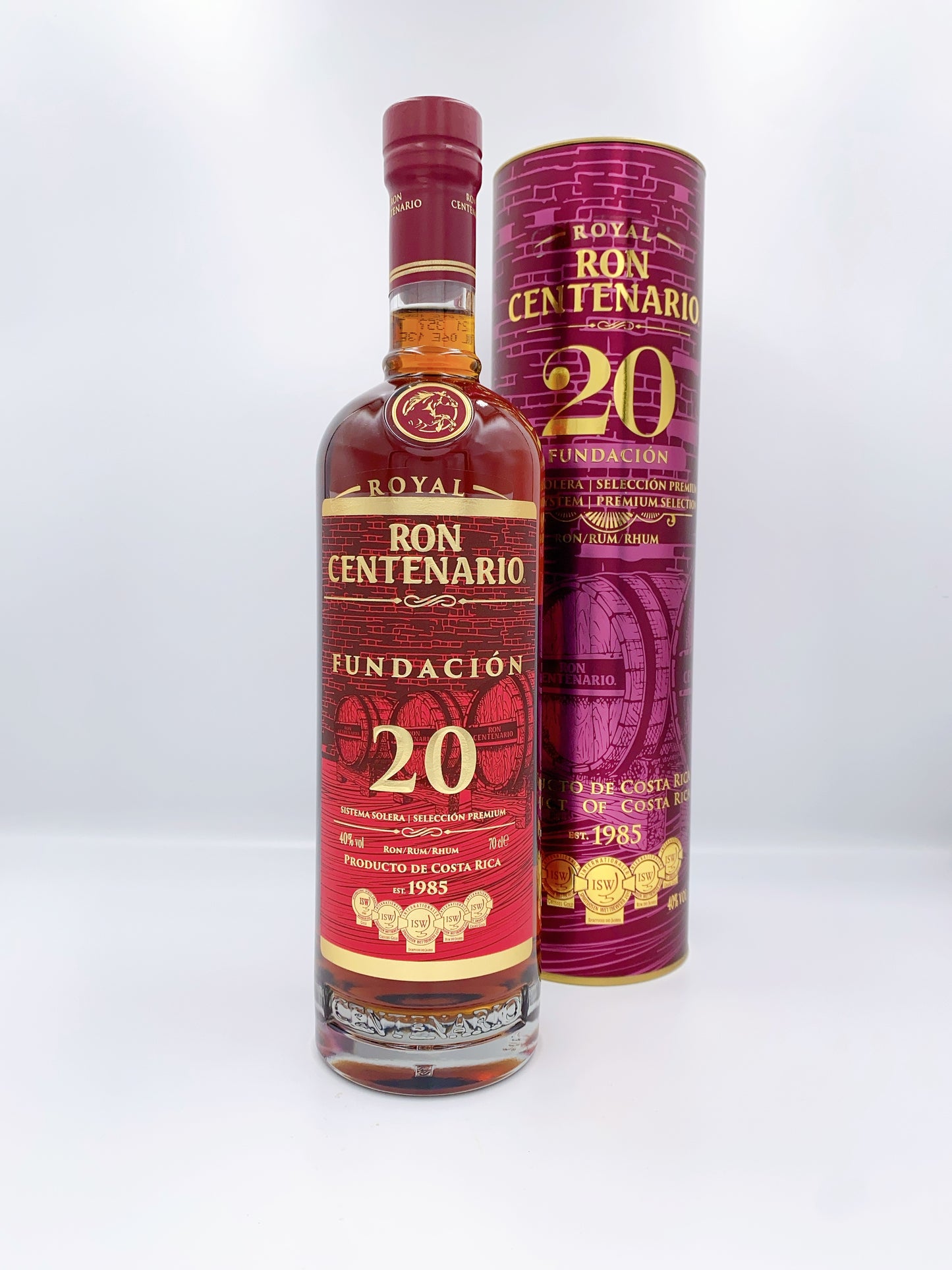 【メープルシロップ・パッションフルーツ・バニラ】ロンセンテナリオ 20 フンダシオン 40.0%【700mlボトル】