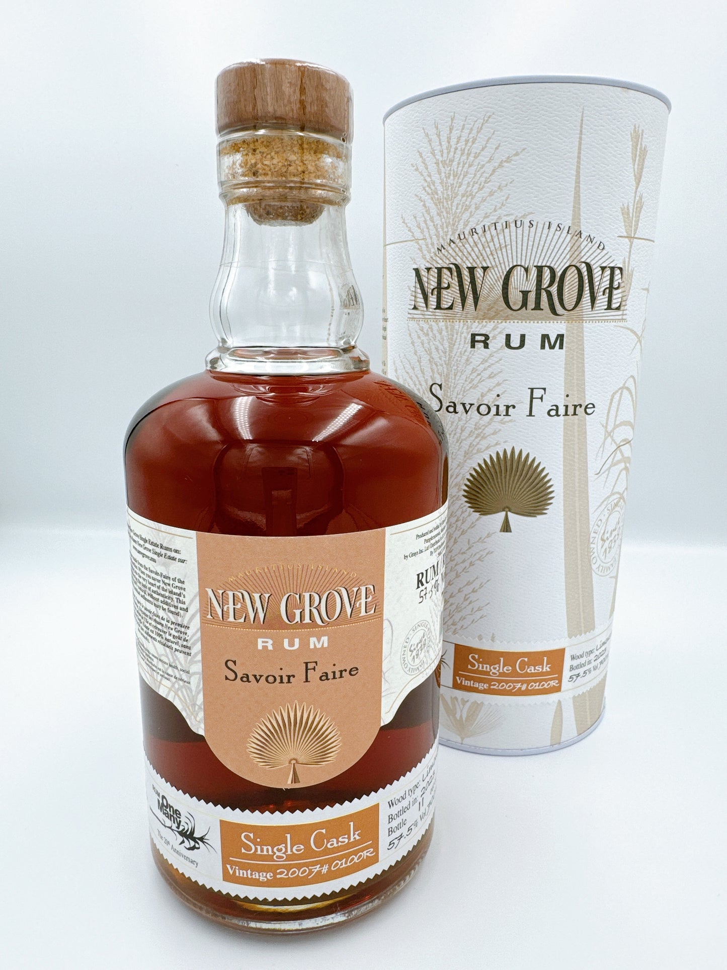 【完熟マンゴーのような芳醇な甘味】ニューグローブ シングルカスク 2007 for One Many 57.5%【700ml】