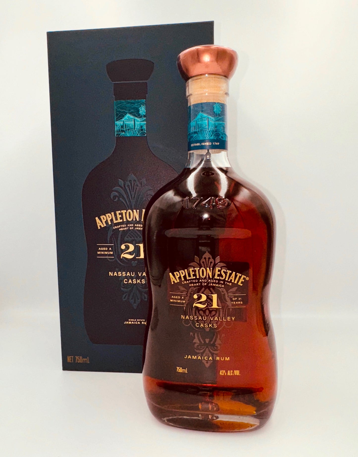 アプルトン 21年 43%【750mlボトル】